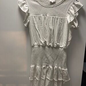 Anthropologie White Dress